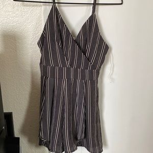 Medium, Striped Romper